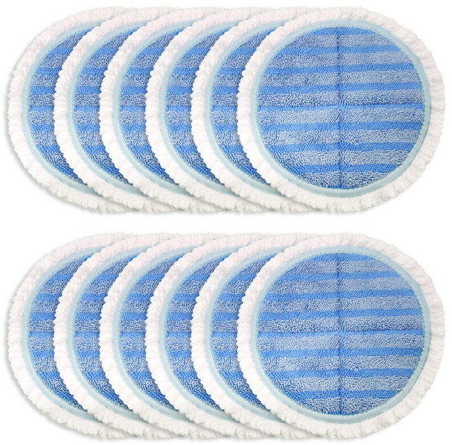 물걸레 청소기 걸레 극세사 휴스톰 SK매직 오토싱 스윙 한경희 신일 호환 파랑색 찌든때용 (21~22cm), 6세트, 21~22cm(찌든때 파랑색)