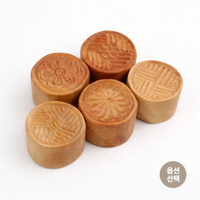 전통 나무 개반 떡틀 ( 절편 화과자 떡도장 다식판 추석 명절 떡만들기 놀이 문양도장 베이킹도 떡스탬프 명절체험 ), 기하학 1개입