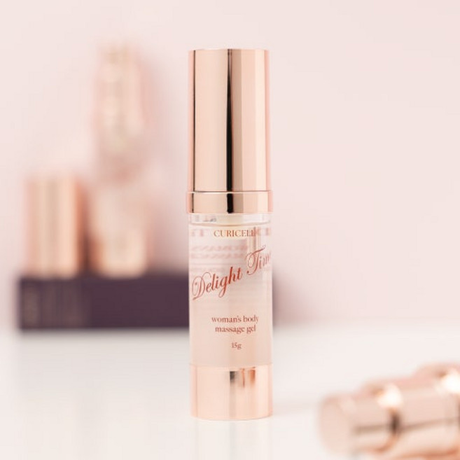 큐리셀 딜라이트타임 우먼스 바디 마사지 젤, 15g, 1개