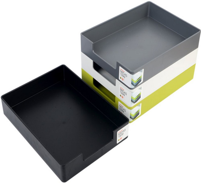 알콩달콩 적층가능 트레이 a4용지정리트레이, 그린