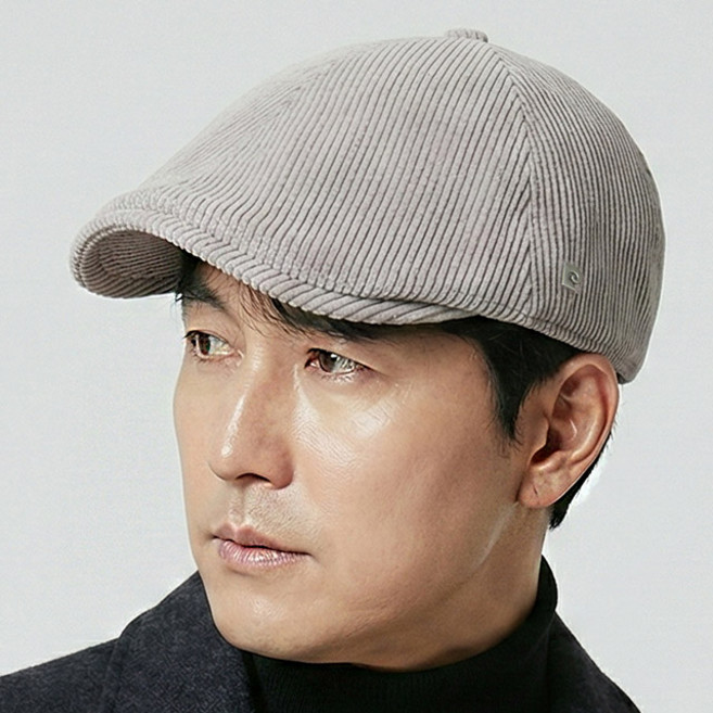 겨울 남성 피에르가르뎅 헌팅캡 골덴