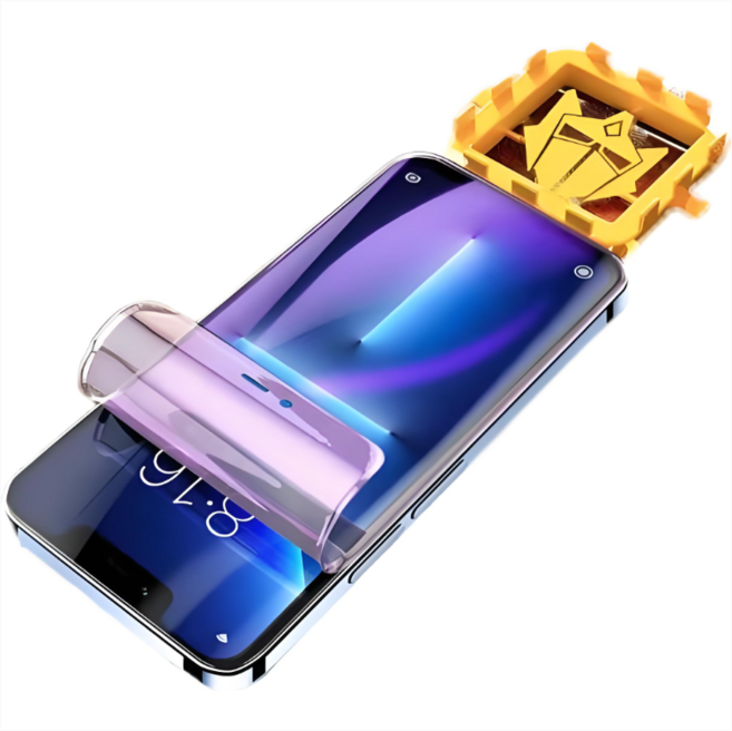 연화삼월 쉬운부착 하이브리드 쉴드 자가복원 풀커버 TPU EPU 코팅 휴대폰 액정보호필름 사생활보호필름 2p 아이폰 삼성 갤럭시 시리즈, 1세트