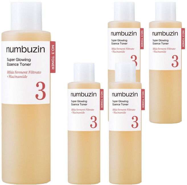 넘버즈인 3번 결광가득 에센스 토너, 200ml, 5개