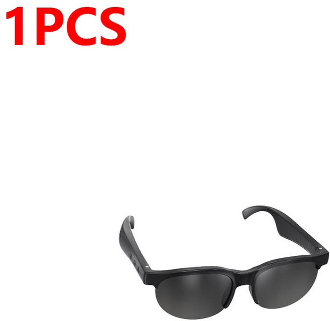 AI 지능형 실시간 번역 안경 Bluetooth 호환 5.4 스마트 지원 144개 언어 내장 마이크 및 스피커, 1pcs, 1개