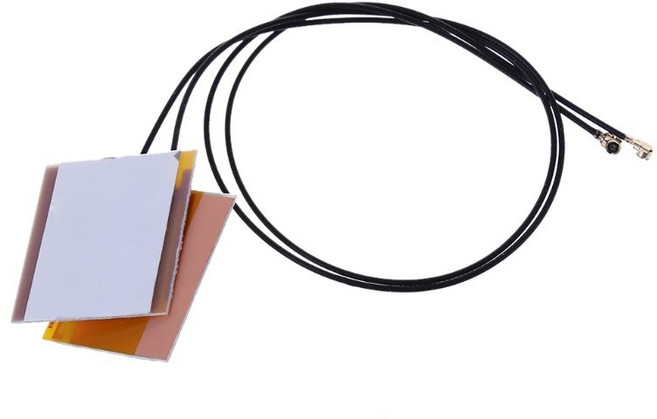 미니 와이파이 안테나 노트북 내부 무선 Wi -Fi 안테나를위한 6230 3160AC 7260HMW 2PCS, 하얀색, 1)기타