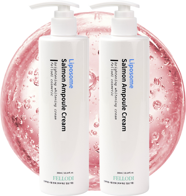 펠로디 리포좀 대용량 PDRN 연어 수분 보습 재생 기미 크림 6중 피부개선 임상 피디알엔, 2개, 300ml