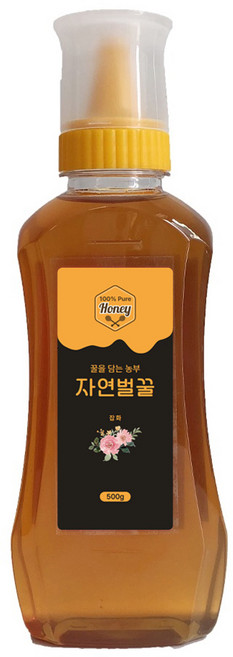 꿀을담는 농부 국산 자연산 자연벌꿀 잡화꿀, 1개, 500g