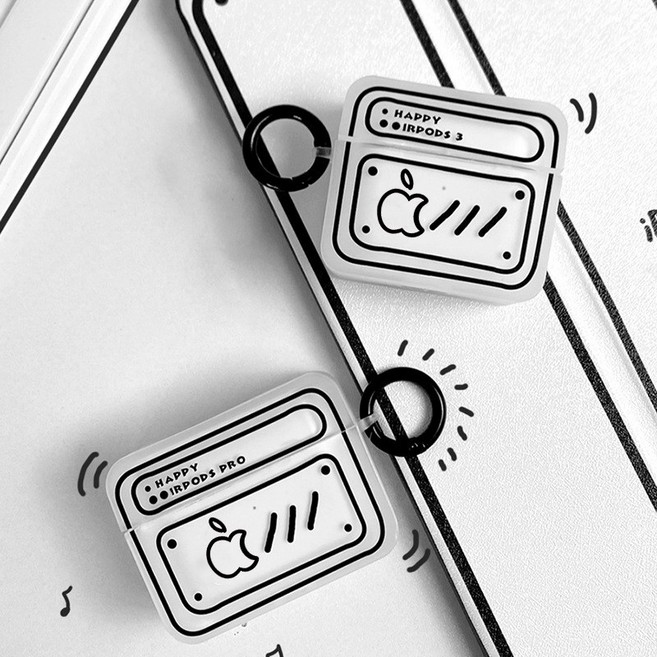 JXH 스케치 심플 무광 반투명 풀커버 스마트폰 케이스