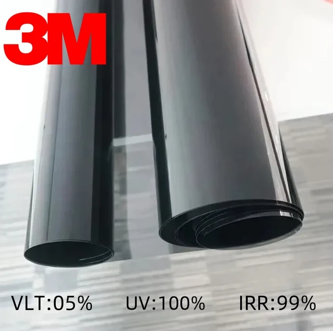 3M 나노 세라믹 05-70% VLT 자동차 틴팅 미터 전문 윈도우 열 차단 UV 99% 접착 필름, 05 CR05, 02 0.5mX3m