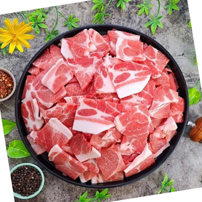 VGD 국내산 앞다리 전지 구이 1.5cm 1kg 돼지 살 보쌈 앞다리구이양념 앞다리구이레시피 앞다리보쌈, 1개