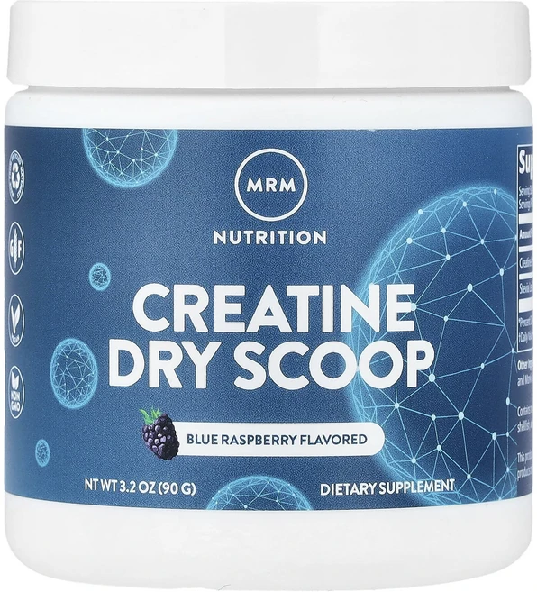 새해 건강을 선물하세요 MRM Nutrition 건조 크레아틴 스쿱 블루 라즈베리 90g(3.2oz) 특별관리진행, MRMNutrition건조크레아틴스쿱블루라즈베리90g3, 90g, 1 - 쿠팡