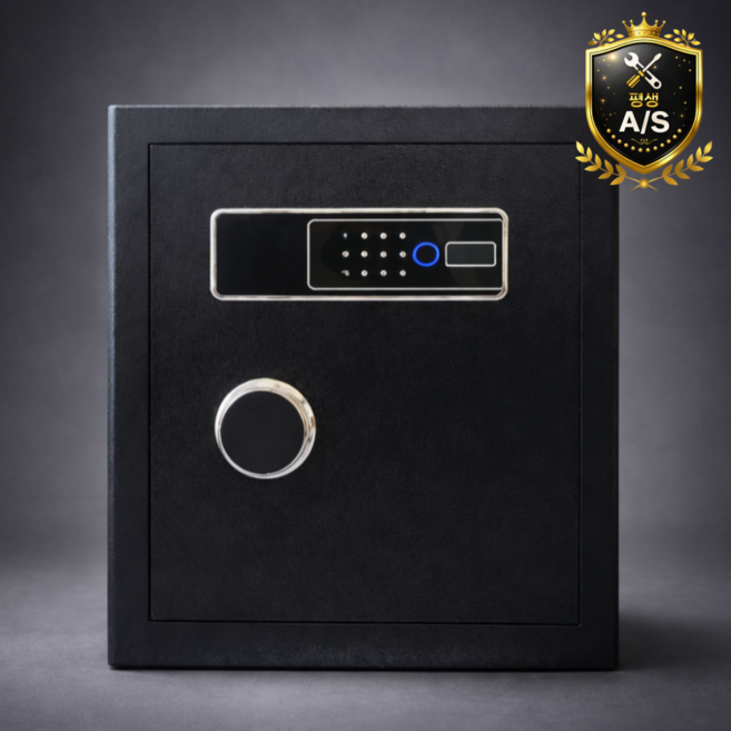 공간온도 프리미엄 지문인식 디지털 키패드 금고 레버 분리형, 블랙 GGOD - 001