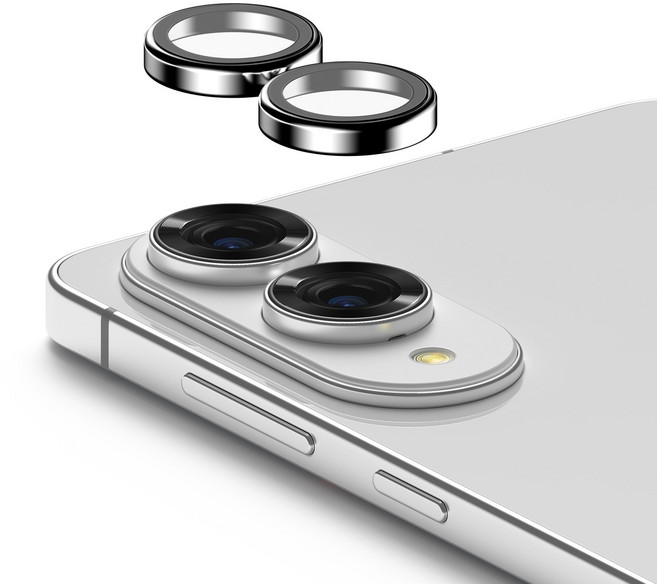 케이엠디자인 강화유리 메탈링 카메라 렌즈 보호필름 오로라 1세트