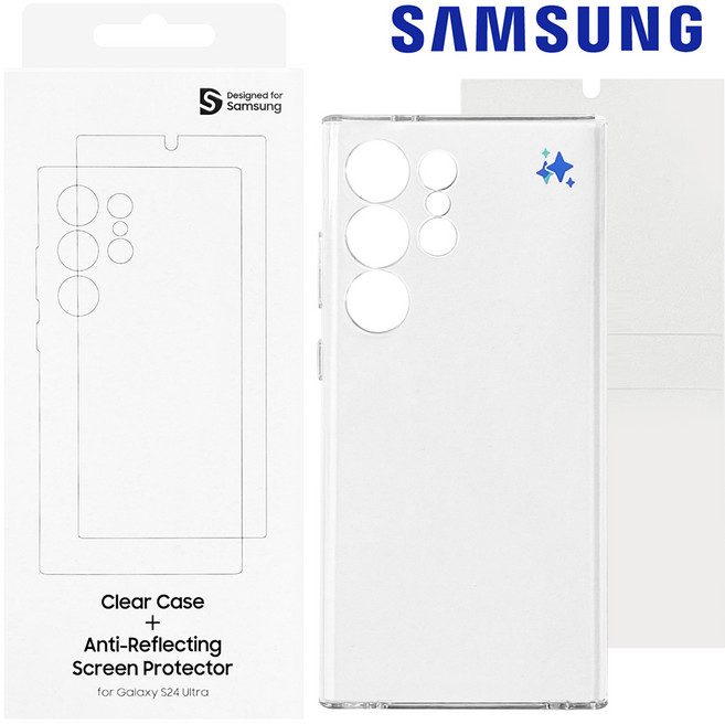 삼성 정품 갤럭시 S25울트라 S24울트라 S24플러스 S24 클리어 투명 케이스