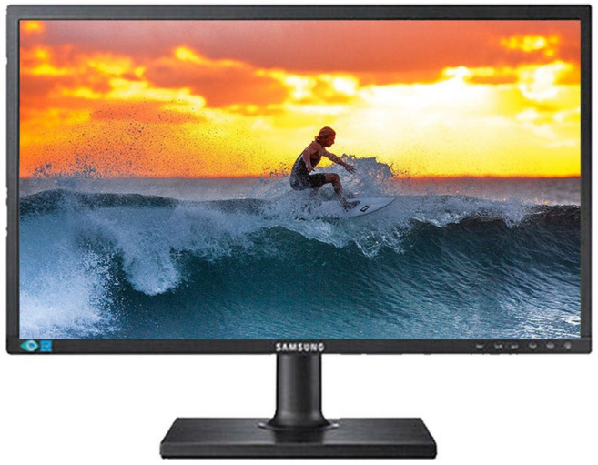 삼성전자 LS22C45K LED 업무용 학생용 피벗 모니터, 55.9cm