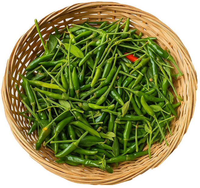 국내산 베트남고추 태국고추 파란고추 쥐똥고추 프릭키누 동남아 식재료, 100g, 1개