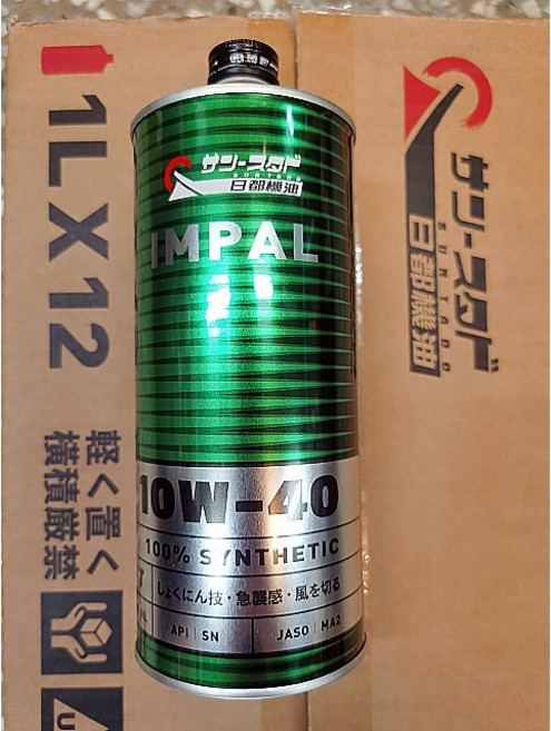 SUN-STAR 日都 INFINITY 10W-50 全合成機油, 1個, IMPAL 10W40 5瓶, 10W40, 1000cc