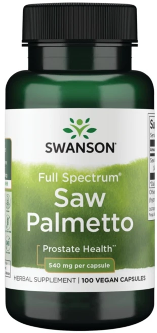 스완슨 소 팔메토 540mg 캡슐, 100정, 1개 - 쿠팡