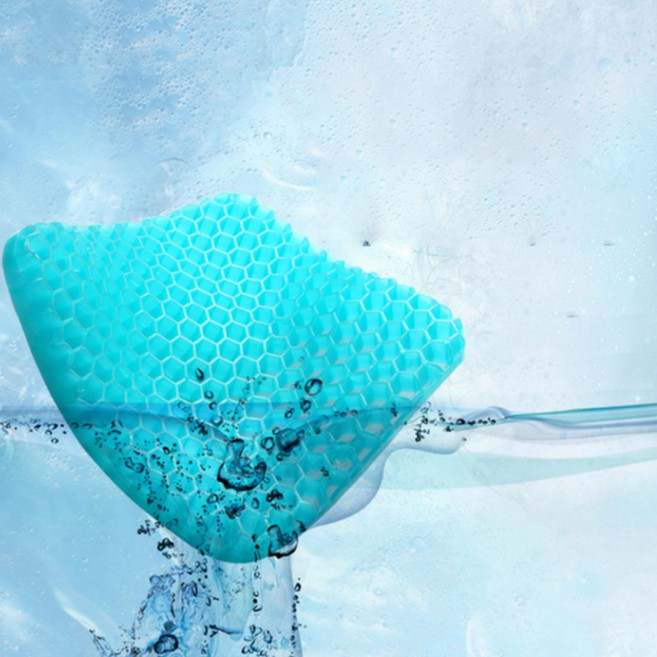 헤누스 염경환 쿨방석 실리콘 벌팁 통풍 젤리 시원한 쿨방석+커버포함, 2개, 스카이