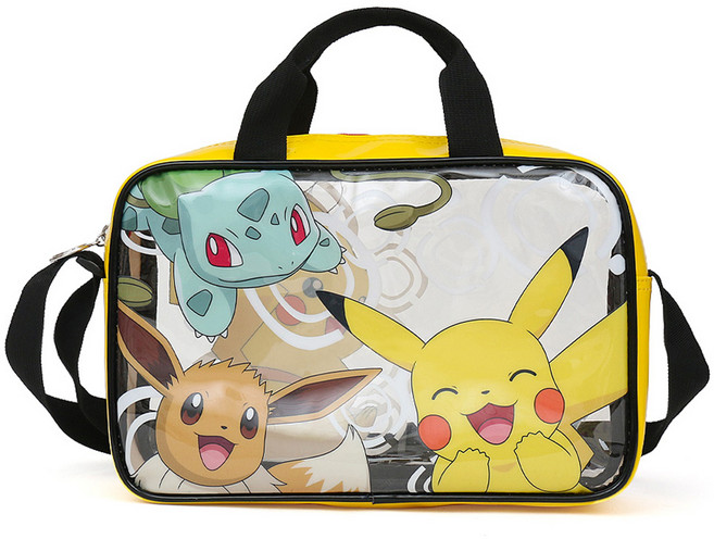 포켓몬스터 피카츄 썸머 비치 수영가방 투명 비치백 여름 물놀이 가방 수영용품 크로스백 아동 어린이 초등학생