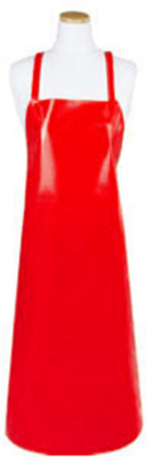양면 방수 앞치마 H형 우레탄 식당 급식 정육 수산 앞치마 중형 레드 빨강색 +hyc몰, 1개