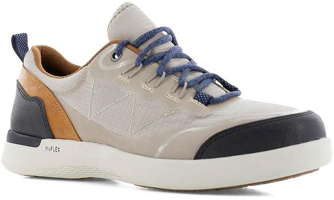 Rockport 남성용 Truflex Fly Skylar Work 합성 발가락 미끄럼 방지 부츠 스톤 9.5 와이드 221769