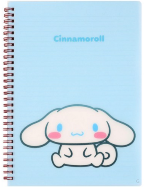 산리오 스프링 PP커버 유선노트 시나모롤, BLUE(블루), 30개