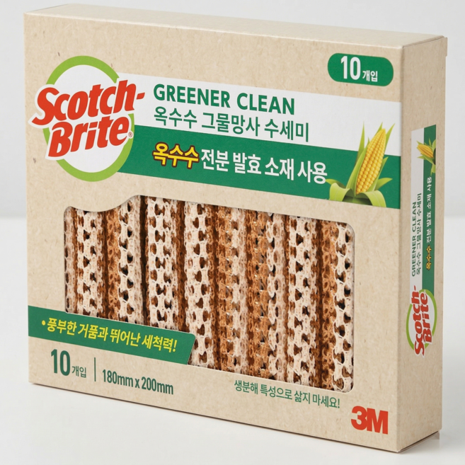 3M 스카치브라이트 옥수수 그물망사수세미, 10개, 2세트