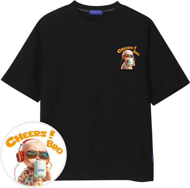 OHP x AIDAEVE 작품을 입는다 반팔티 best6