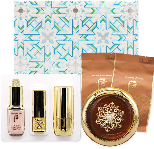 더후 천기단 화현 에센스 쿠션 21호 기획세트 홀리데이, 1개