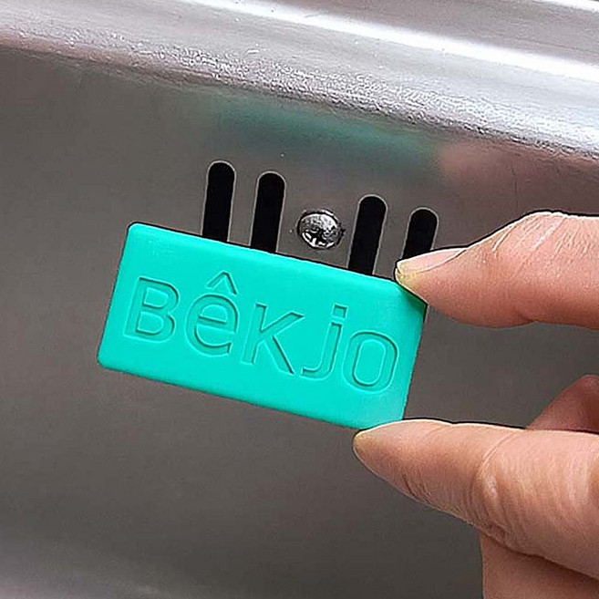 주방 싱크대 냄새차단 트랩 구멍마개 오버플로우 물막이 덮개 물마개, 1개, 민트