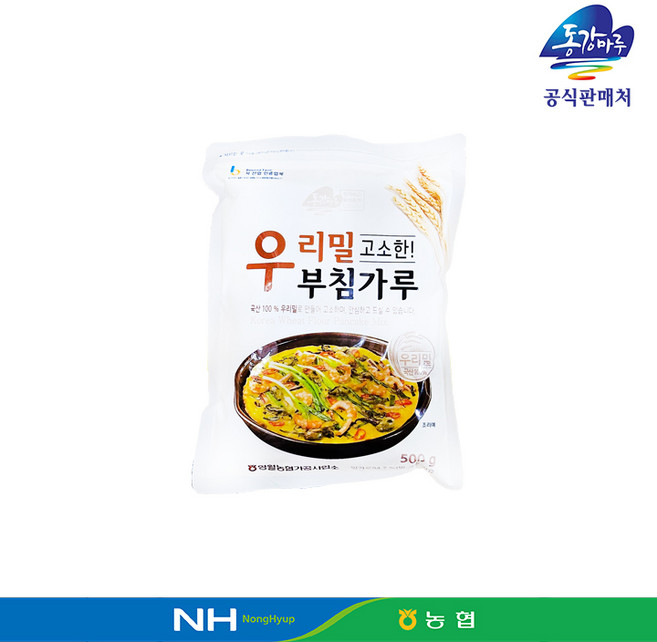 영월농협 동강마루 우리밀 부침가루, 4개, 500g
