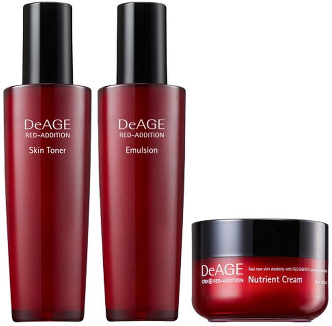 참존 디에이지 레드에디션 3종세트(스킨+에멀전+크림), 1개, 50ml