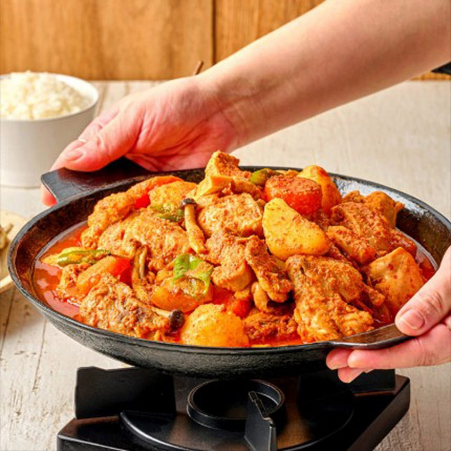 국내산 닭 솥뚜껑 닭볶음탕 1kg + 1kg