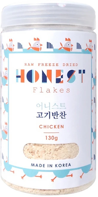 어니스트 동결건조 강아지 고양이 트릿, 1개, 130g, 고기반찬 - 쿠팡