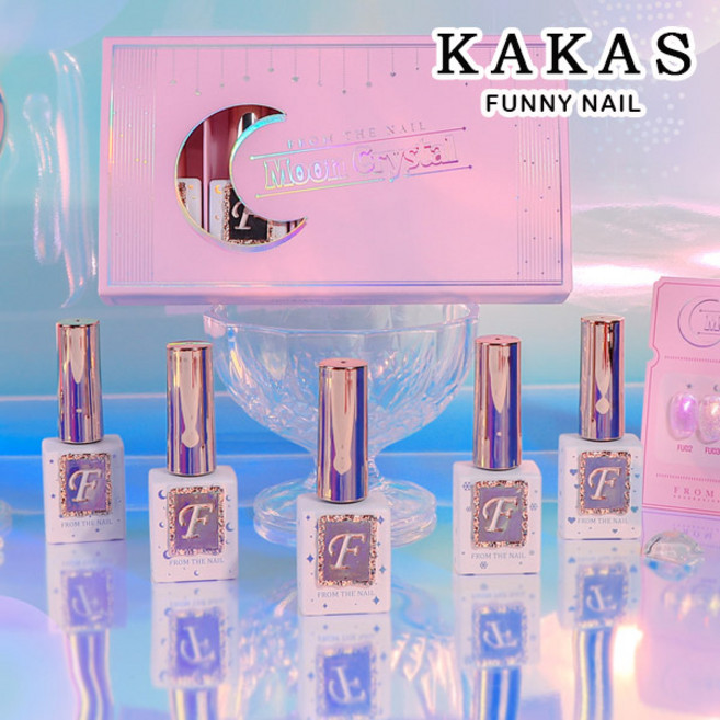 프롬더네일 문크리스탈 5종 / 세트 네일파우더 파우더네일 오로라네일, 문크리스탈 5컬러세트, 1개