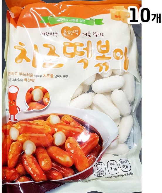 치즈떡볶이떡(떡드림 1K)X10, 10개