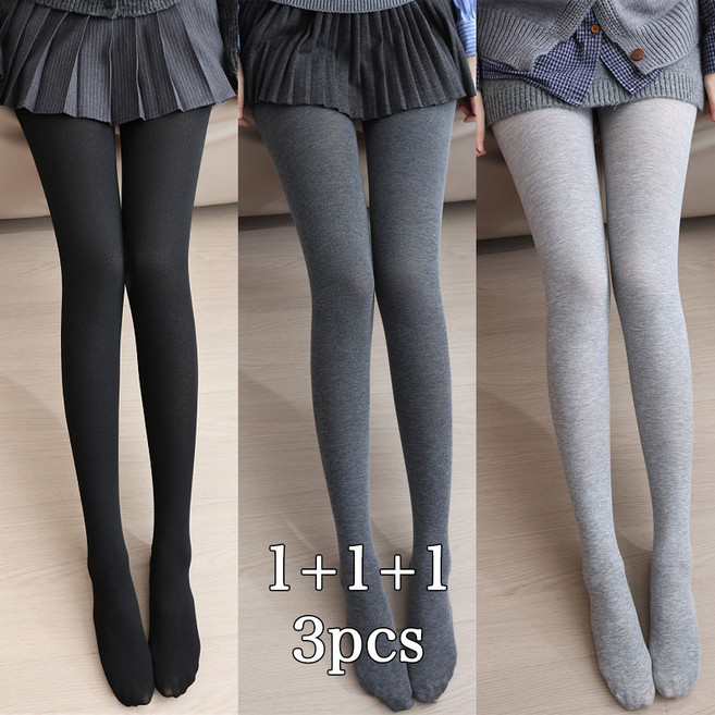 MERAKA겨울기모 스타킹 골지 유발 레깅스 하이웨스트