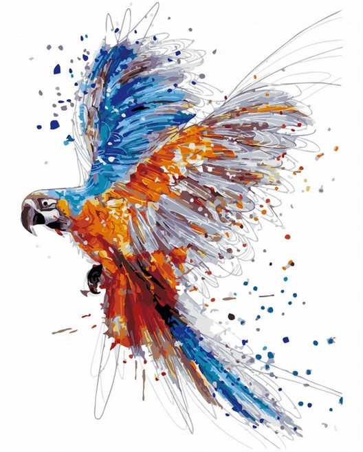 ArtLife 藝術生活 數字油畫 DIY DT219 40 x 50cm, 色彩奔騰, 1組