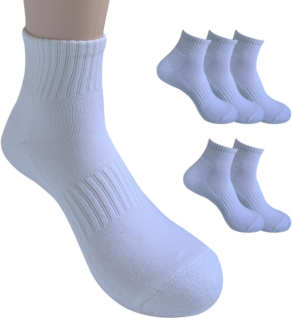 YMSOCKS [국산]여성 프리미엄 이중쿠션 스포츠 양말 5켤레