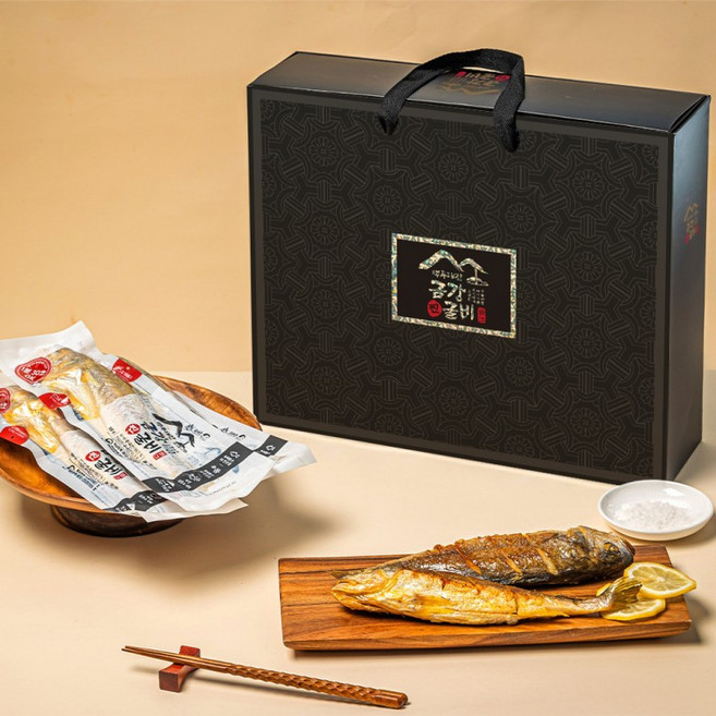 찐 부세굴비 100g×5미 중형 25~30cm 선물세트 답례품 포장, 5미 선물포장