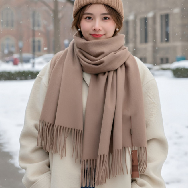 벨로샤인 고급 겨울 머플러 캐시미어 목도리