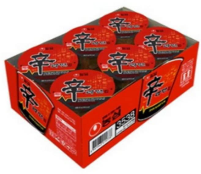 신라면컵 65g 케데헌스티커 증정, 24개