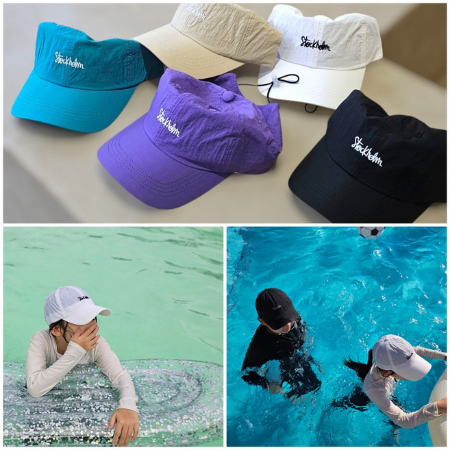 초등 주니어 여름 야구 챙 캡 워터파크 아쿠아 모자 국산 생활 방수