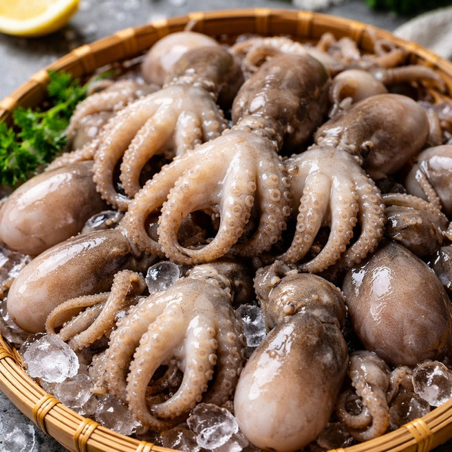 살이통통 쫄깃한 식감 서해 자연산 활쭈꾸미 제철, 1개, 서해안 활 쭈꾸미 4kg