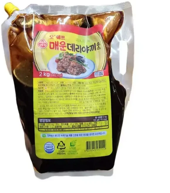 매운데리야끼소스 오쉐프 2Kg, 1개