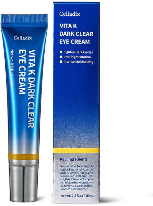 셀라딕스 비타K 다크 클리어 아이크림 리필용 다크써클 혈행개선 미백, 1개, 15g
