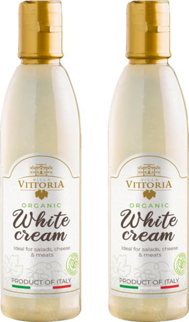빌라비토리아 이탈리아 무지방 유기농 화이트 발사믹 크림, 2개, 250ml