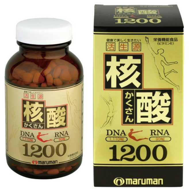 핵산 DNA RNA 600정 1개 연어이리 효모 일본 2개월분