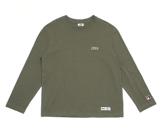 지프 24F/W 루즈핏 긴팔티셔츠 대문자와펜로고 쭉티 JP6TSU001